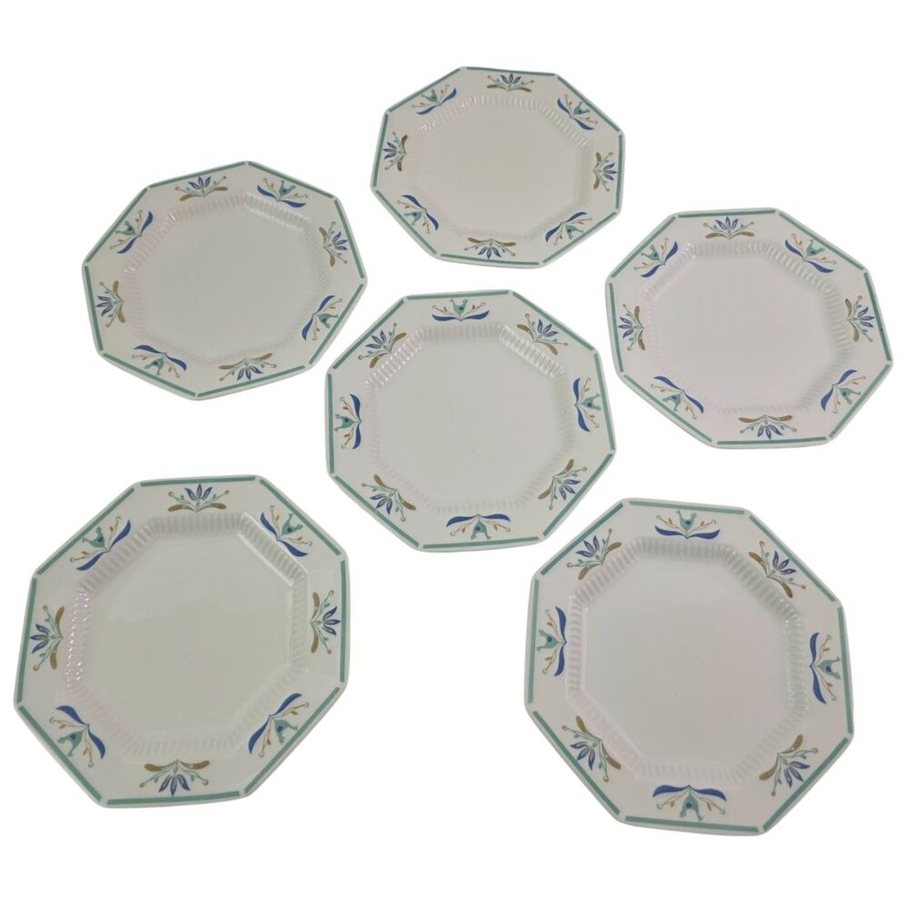 Independence Ironstone Shenandoah Castleton Appetizer Dessert Plates – Set of 5